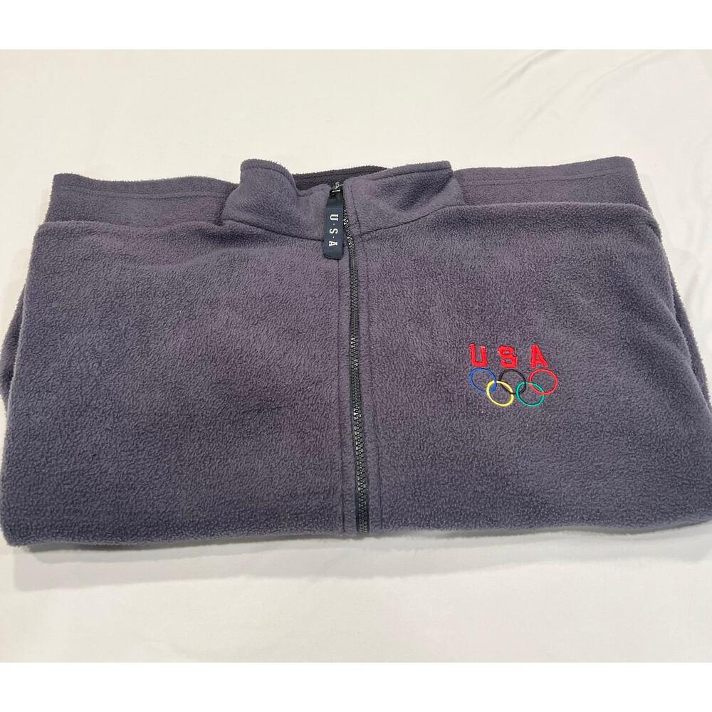VTG Team USA Olympics Lightweight Fleece Jacket Unisex